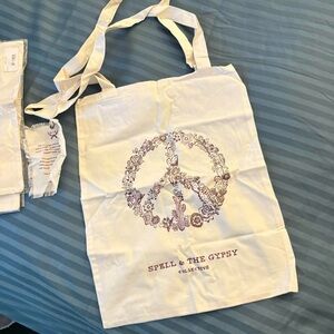 Spell And The Gypsy Peace Tote Bag New
